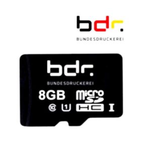 TSE-Bundesdruckerei - MicroSD, 8 GB, Laufzeit 5 Jahre